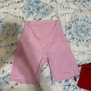Lululemon Athletica Light Pink Bike Shorts